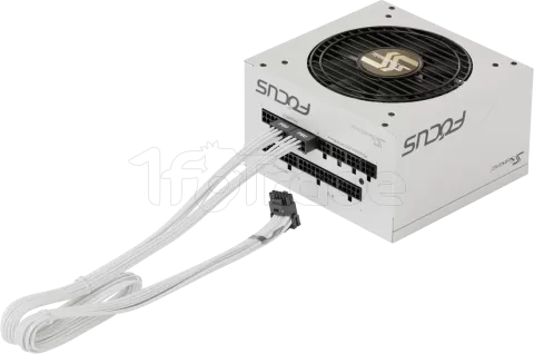 Photo de Cable modulaire Seasonic 12VHPWR - 1x PCIe 12+4 pins coudé 90° (Blanc)