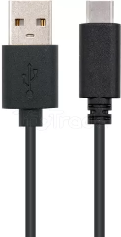 Photo de Câble Nanocable USB-A/C 2.0 M/M 50cm (Noir)