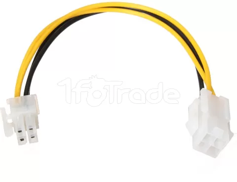 Photo de Cable rallonge d'alimentation P4 M/F 20cm