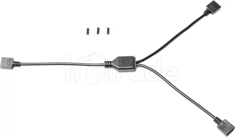 Photo de Câble répartiteur RGB Ekwb EK-Loop Splitter pour 2 dispositifs 30cm (Noir)