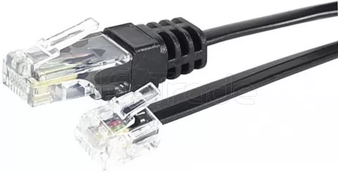 Photo de Cable RJ11 -> RJ45 - 2m (Noir)