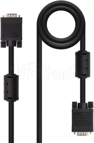 Photo de Cable S-VGA Nanocable 3m M/M (Noir)