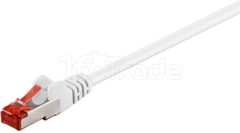 Photo de Câble/Cordon réseau Goobay RJ45 Catégorie 6 SSTP (S/FTP) Droit 20m (Blanc)