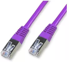 Photo de Câble/Cordon réseau RJ45 Catégorie 6 FTP (F/UTP) Droit 2m (Violet)