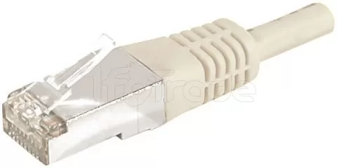 Photo de Câble/Cordon réseau RJ45 Dexlan Catégorie 6A FTP (F/UTP) Droit 3m (Gris)