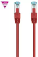 Photo de Câble/Cordon réseau RJ45 Nanocable Catégorie 7 S-FTP (S/FTP) Droit 2m (Rouge)