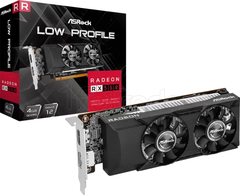 Photo de Carte Graphique AMD ASRock Radeon RX550 Low Profile 4Go