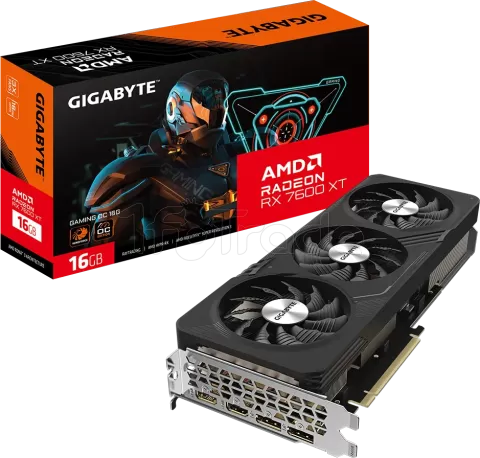 Photo de Carte Graphique AMD Gigabyte Radeon RX 7600 XT Gaming OC 16Go