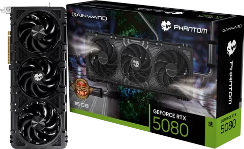 Photo de Carte Graphique Gainward GeForce RTX 5080 Phantom Golden Sample