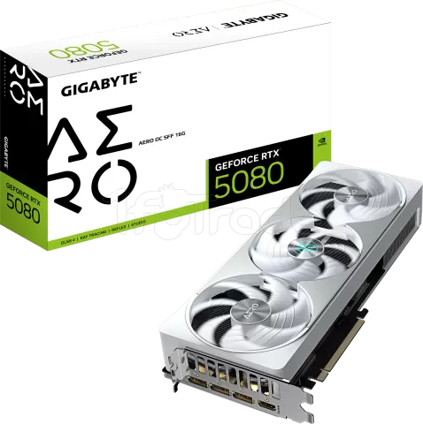 Photo de Carte Graphique Gigabyte GeForce RTX 5080 Aero OC SFF