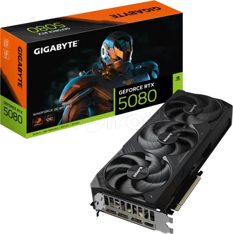 Photo de Carte Graphique Gigabyte GeForce RTX 5080 Windforce OC SFF