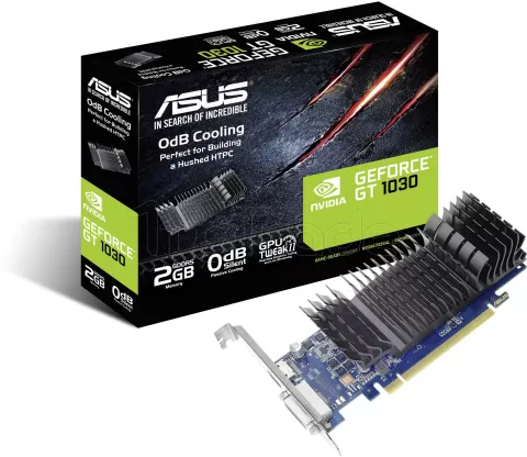 Photo de Carte Graphique Nvidia Asus GeForce GT 1030 Silent 2048 Mo PCI-E