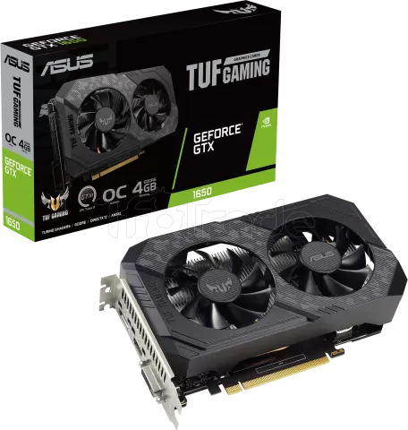 Photo de Carte Graphique Nvidia Asus GeForce GTX 1650 Tuf Gaming V2 OC 4Go GDDR6