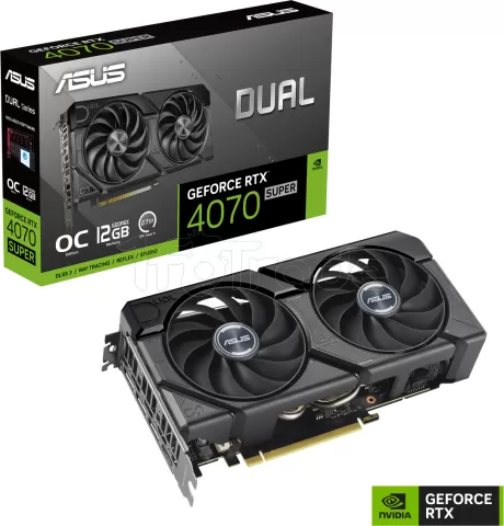 Photo de Carte Graphique Nvidia Asus GeForce RTX 4070 Dual Evo OC 12Go