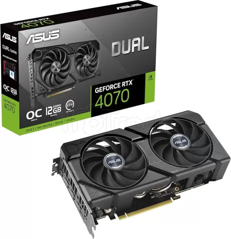 Photo de Carte Graphique Nvidia Asus GeForce RTX 4070 Dual Evo OC 12Go