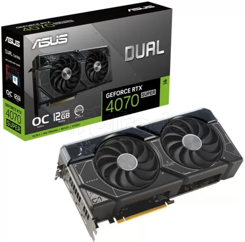 Photo de Carte Graphique Nvidia Asus GeForce RTX 4070 Super Dual OC 12Go