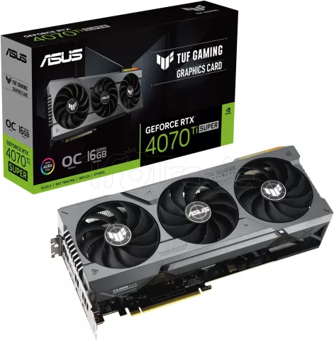 Photo de Carte Graphique Nvidia Asus GeForce RTX 4070 Ti Super Tuf Gaming OC 16Go