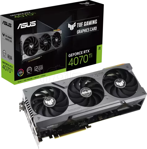 Photo de Carte Graphique Nvidia Asus GeForce RTX 4070 Ti Tuf Gaming 12Go