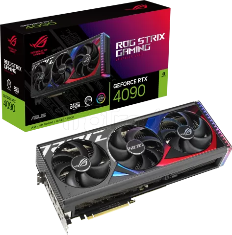 Photo de Carte Graphique Nvidia Asus GeForce RTX 4090 Rog Strix 24Go