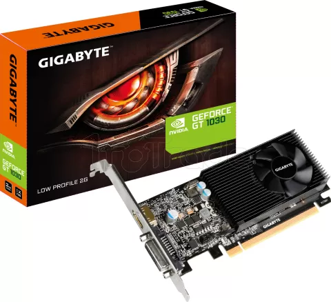 Photo de Carte Graphique Nvidia Gigabyte GeForce GT1030 2048Mo PCI-E