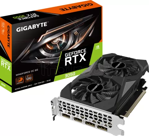 Photo de Carte Graphique Nvidia Gigabyte GeForce RTX 3050 Windforce OC 6Go