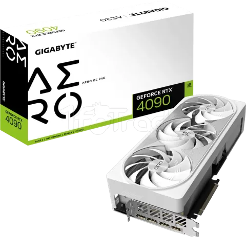 Photo de Carte Graphique Nvidia Gigabyte GeForce RTX 4090 Aero OC 24Go