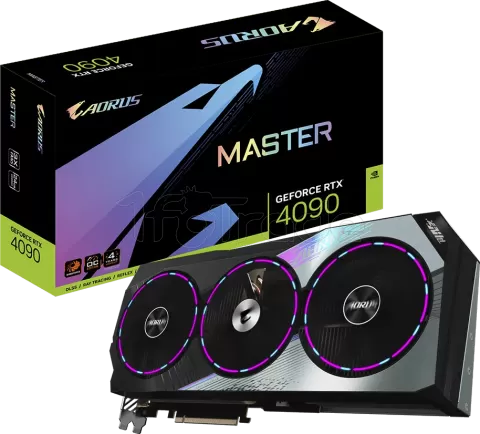 Photo de Carte Graphique Nvidia Gigabyte GeForce RTX 4090 Aorus Master 24Go