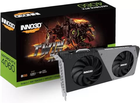 Photo de Carte Graphique Nvidia Inno3D GeForce RTX 4060 Twin X2 8Go