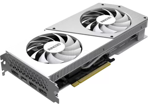 Photo de Carte Graphique Nvidia Inno3D GeForce RTX 4060 Twin X2 White OC 8Go