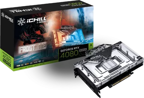 Photo de Carte Graphique Nvidia Inno3D GeForce RTX 4080 Super iChill Frosbite 16Go