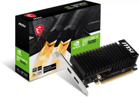 Photo de Carte Graphique Nvidia MSI GeForce GT1030 4GHD4 LP OC 4Go