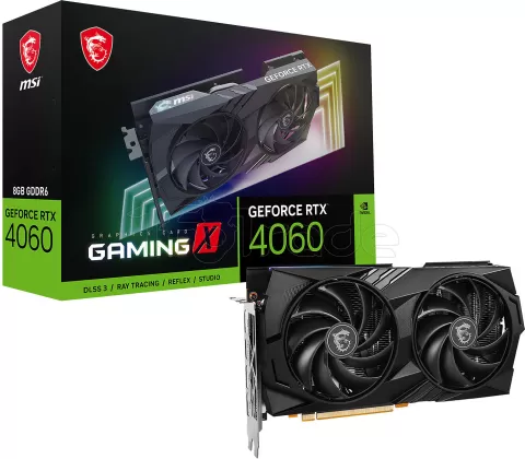 Photo de Carte Graphique Nvidia MSI GeForce RTX 4060 Gaming X 8Go