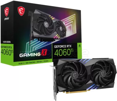 Photo de Carte Graphique Nvidia MSI GeForce RTX 4060 Ti Gaming X 16Go