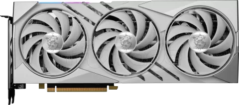 Photo de Carte Graphique Nvidia MSI GeForce RTX 4060 Ti Gaming X Slim White 16Go