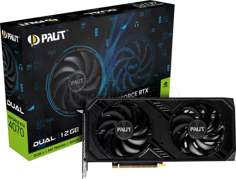 Photo de Carte Graphique Nvidia Palit GeForce RTX 4070 Dual 12Go