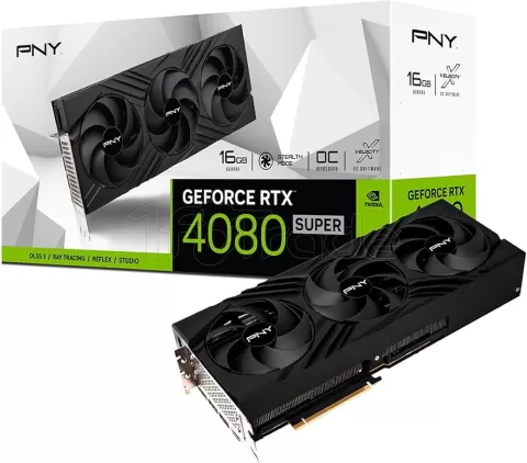 Photo de Carte Graphique Nvidia PNY GeForce RTX 4080 Super Verto Triple Fan OC 16Go