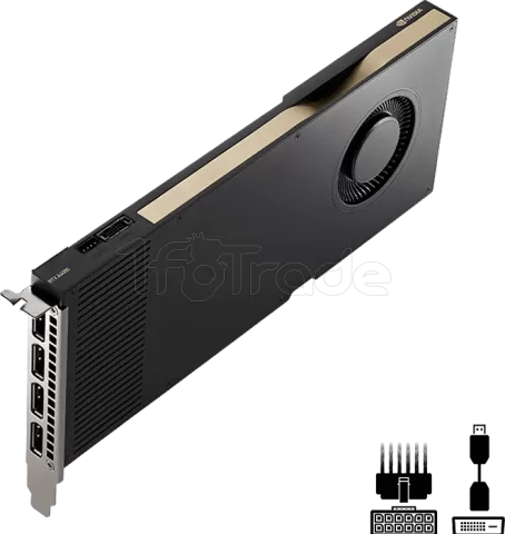 Photo de Carte Graphique Nvidia PNY Professional RTX A4000 16Go (Bulk)