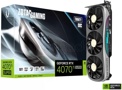 Photo de Carte Graphique Nvidia Zotac GeForce RTX 4070 Ti Super Trinity OC 16Go