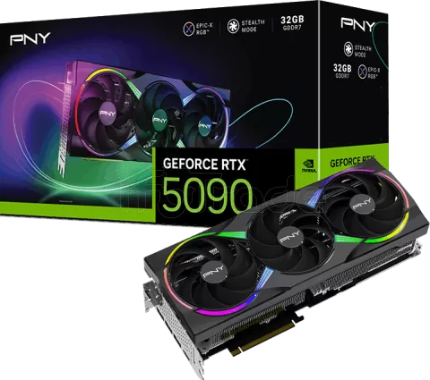 Photo de Carte Graphique PNY GeForce RTX 5090 Epic-X Triple Fan