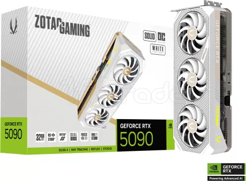 Photo de Carte Graphique Zotac GeForce RTX 5090 Solid OC White