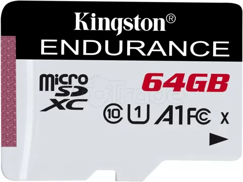 Photo de Carte mémoire Micro SD Kingston High-Endurance - 64Go