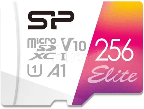 Photo de Carte mémoire Micro SD Silicon Power Elite - 256Go avec adaptateur