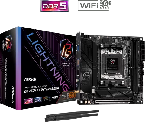 Photo de Carte Mère ASRock B650I Phantom Gaming Lightning (AM5) Mini ITX