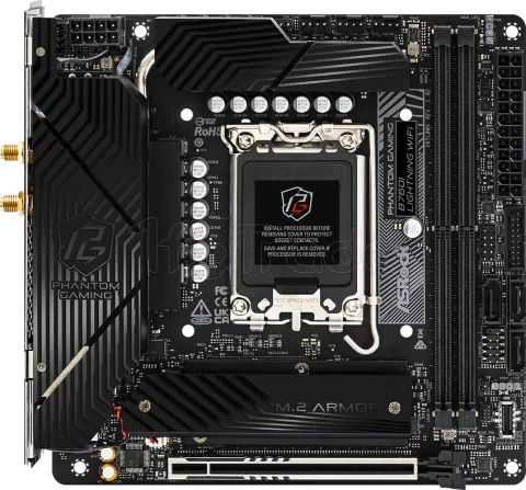 Photo de Carte Mère ASRock B760I Phantom Gaming Lightning WiFi DDR5 (Intel LGA 1700) Mini ITX