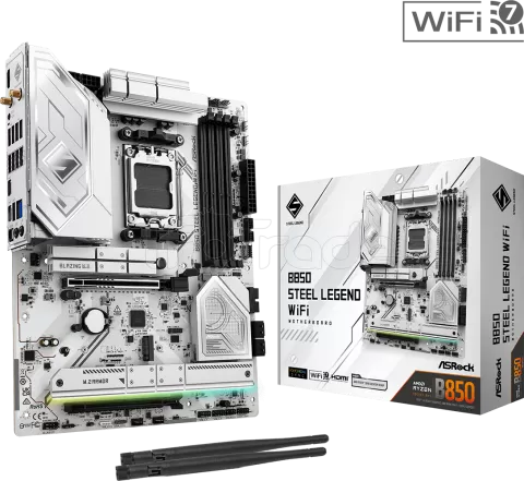 Photo de Carte Mère ASRock B850 Steel Legend WiFi (AMD AM5)