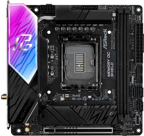 Photo de Carte Mère ASRock Phantom Gaming B860I Lightning WiFi (Intel LGA 1851) Mini ITX