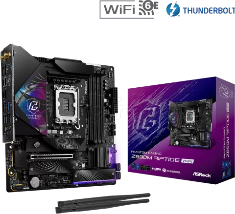 Photo de Carte Mère ASRock Z890M Riptide WiFi (Intel LGA 1851) Micro ATX