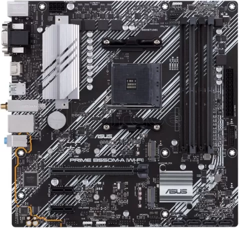 Photo de Carte Mère Asus Prime B550M-A Wi-Fi II (AM4) Micro ATX