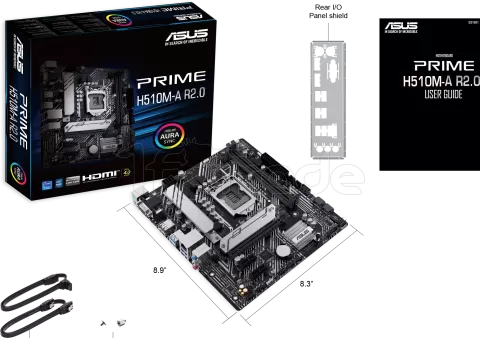 Photo de Carte Mère Asus Prime H510M-A R2.0 (Intel LGA 1200) Micro ATX