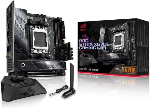 Photo de Carte Mère Asus Rog Strix X670E-I Gaming WiFi (AM5) Mini ITX